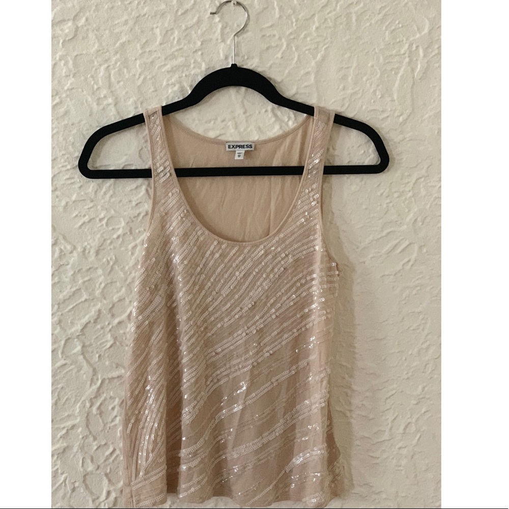 Express Sequin Top.